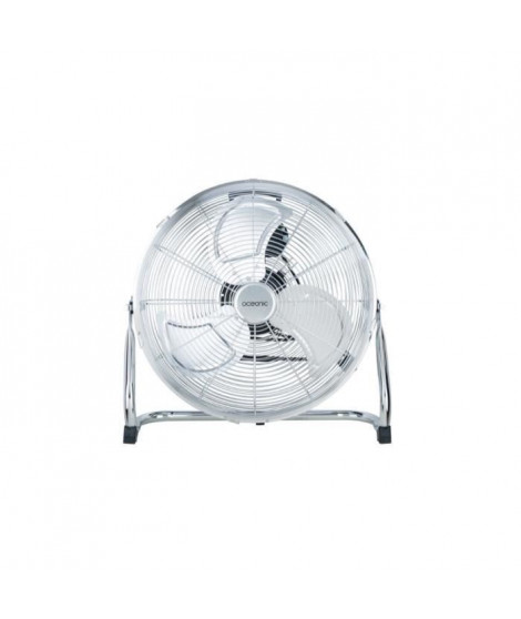 Ventilateur industriel de sol - Brasseur d'air - OCEANIC - 120 W - 3 vitesses - Ø 45 cm - Chromé