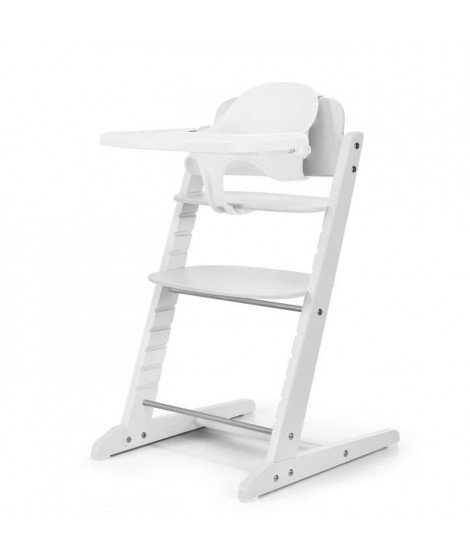 Chaise haute évolutive - CYBEX - IRIS 3-en-1 - Bois - Baby set & plateau inclus - All White