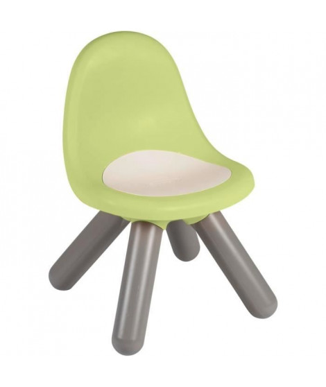 Smoby Life - Chaise enfant vert pomme - Pieds soufflés - Intérieur et Extérieur - Anti-UV