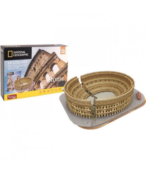 Puzzle 3D lumineux - Colisée - Jeu de construction - EXPLORA - 131 pieces - Des 8 ans