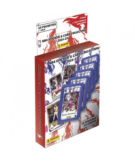 Blister - PANINI - Basket NBA US 2024/25 - 10 pochettes