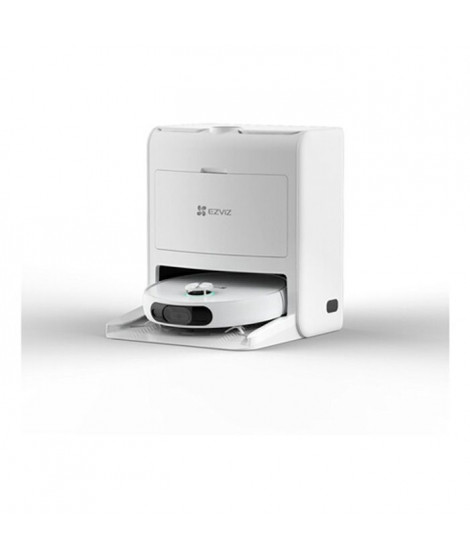 EZVIZ RS2 Robot Aspirateur Laveur avec Station - Lavage/Séchage/Nettoyage/Remplissage Automatique - 4000 Pa