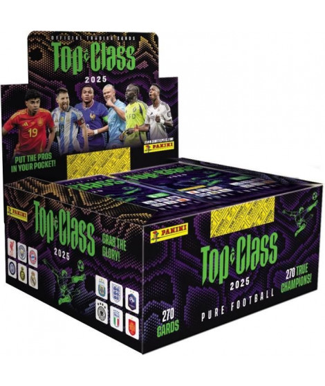 Boîte - PANINI - FIFA TOP CLASS 2025 TC - 24 pochettes - 192 cartes