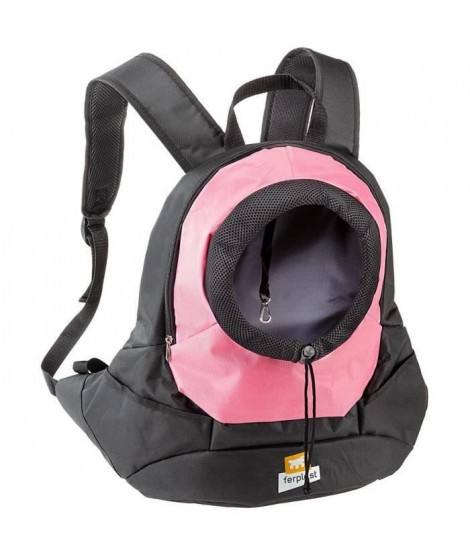 Sac a dos pour chien - FERPLAST - KANGOO - Large 8 kg - Rose