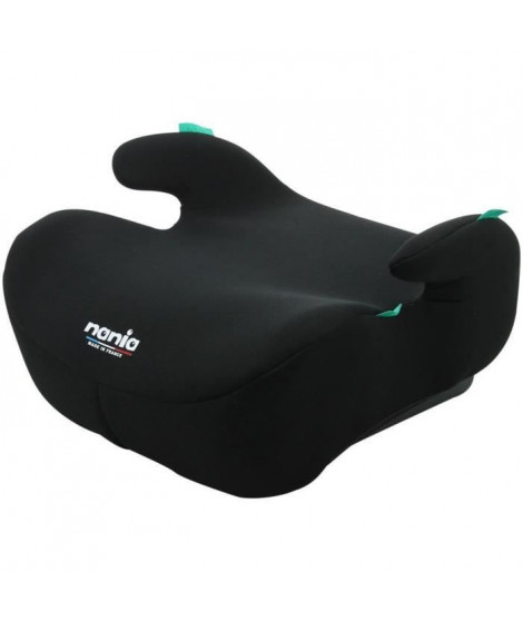 Siege auto réhausseur - NANIA - Bubble - Groupe 3 - 126-150 cm - I-Size - Ceinturé - Noir