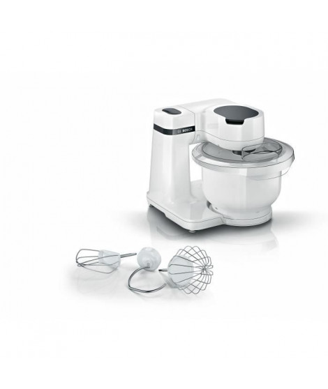 Robot pâtissier BOSCH Serie 2 MUMS2AW00 - 700 W - 4 vitesses - 3,8 L - Blanc