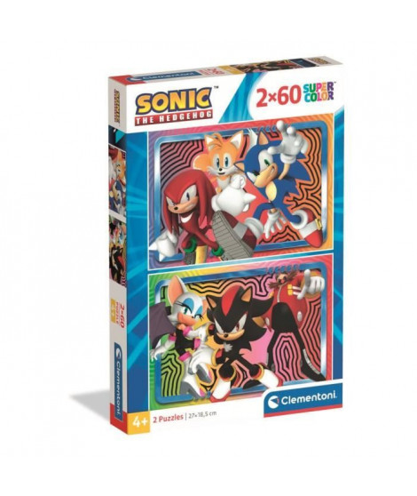 CLEMENTONI - 2x60 pieces - Sonic