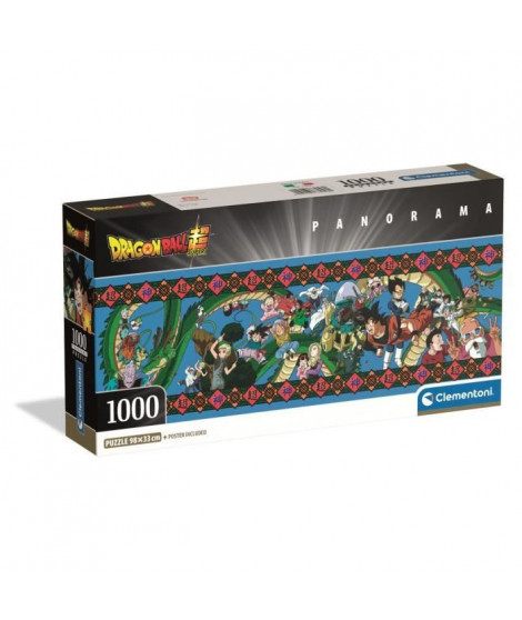 CLEMENTONI - Compact 1000 pieces Panorama - Dragon Ball Super
