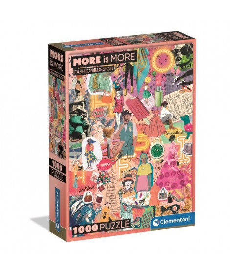 CLEMENTONI - Compact 1000 pieces - More is more - Fashion & Design