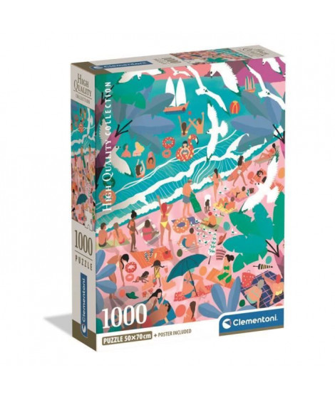 CLEMENTONI - Compact 1000 pieces - Sunday at the Beach