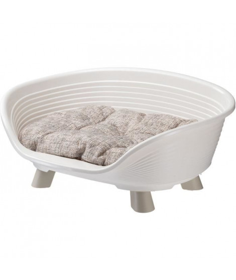 Corbeille - FERPLAST - THRONE 4 - Avec coussin relax - Blanc