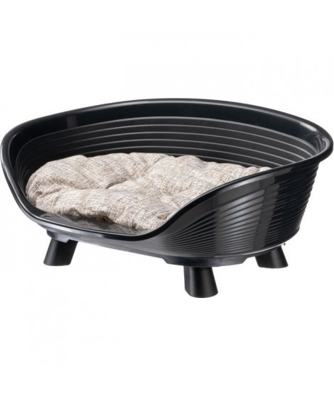 Corbeille - FERPLAST - THRONE 4 - Avec coussin relax - Noir