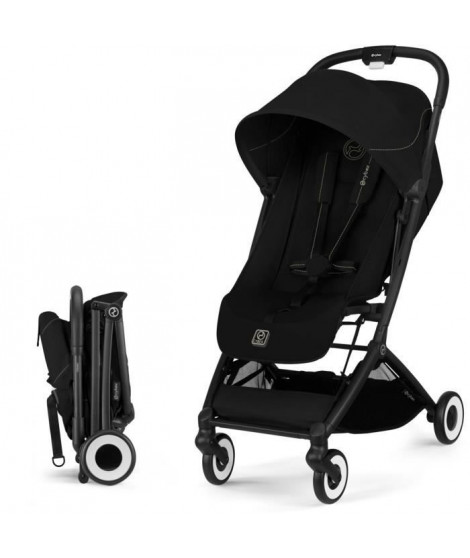 CYBEX - Poussette ultra compacte et confortable - ORFEO - 4 roues - Magic Black