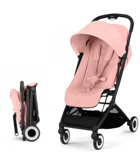 CYBEX - Poussette ultra compacte et confortable - ORFEO - 4 roues - Candy Pink