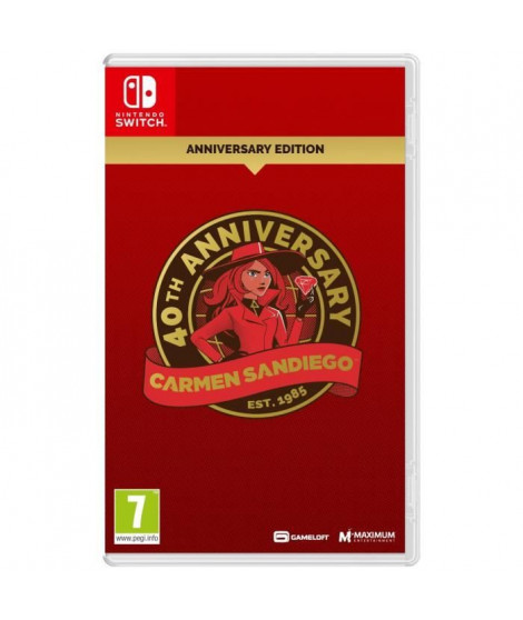 Carmen Sandiego 40th Anniversary Edition - Jeu Nintendo Switch