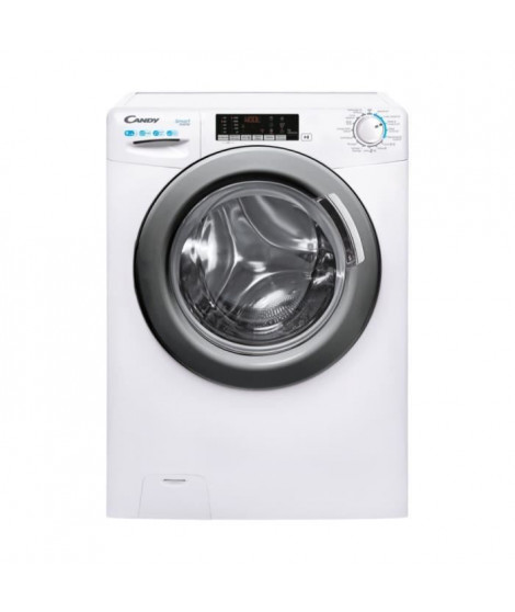 Lave-linge séchant CANDY CSWS496TWMRE/FR - 9 / 6  kg - Induction - 1400 trs/min - 15 prgms - Classe A - Blanc