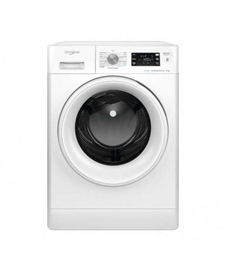 Whirlpool Lave-linge hublot 8kg 1400 tours/min - FFBS8469WVFR