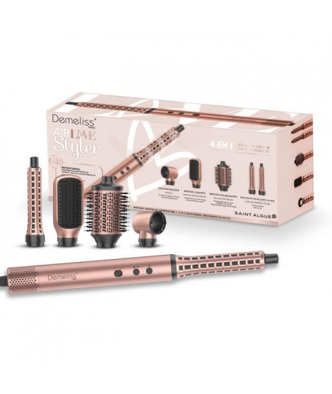 Brosse soufflante - DEMELISS - AirLove Styler - Moteur BLDC - 3 vitesses - Fonction ionique - Silencieuse