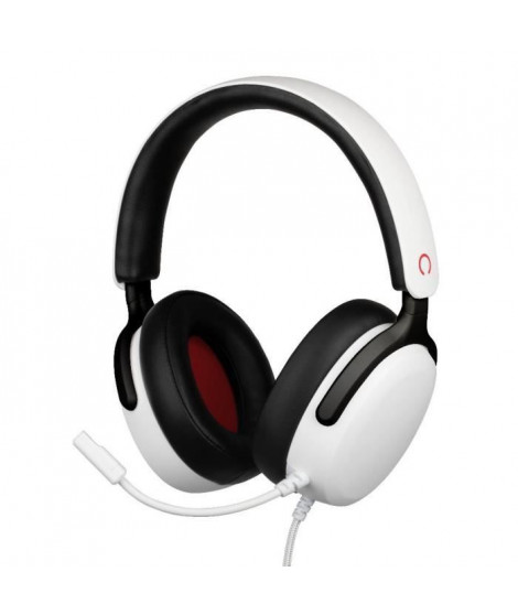 Casque gamer - KONIX - Circum-aural filaire Nexus - Nintendo Switch 2 - Haut-parleurs 40 mm - Micro - Jack 3.5 mm - Blanc