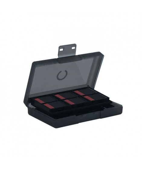 Boîtier de protection et transport - KONIX - Pour cartouches de jeux Nintendo Switch 2 - Antichoc - 24 rangements - Noir