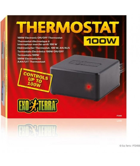 Thermostat électronique pour terrarium - EXO TERRA - Interrupteur marche-arret - 100W