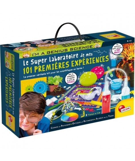 Le super laboratoire de mes 101 premieres expériences - Kit Scientifique - I'M A GENIUS