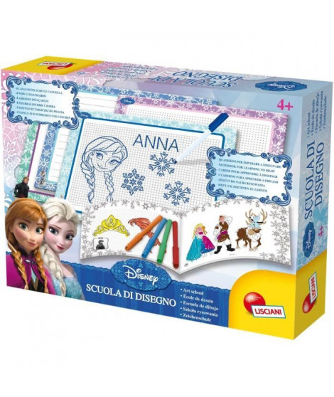 Kit de dessin - LISCIANIGIOCHI - LA REINE DES NEIGES - Ardoises, Feutre effaçable
