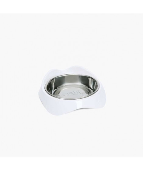 Gamelle pour chat - CATIT - PIXI - 200ml - Bols en acier inoxydable amovibles - Blanc