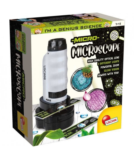 Microscope Portable - I'M A GENIUS - Grossissement puissant