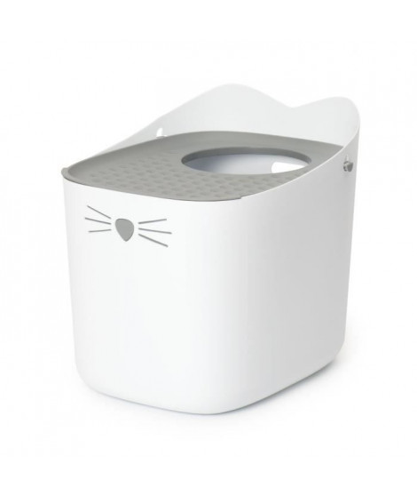 Maison de toilette Bac a litiere pour chat - CATIT - Pixi Box - Entrée par le haut