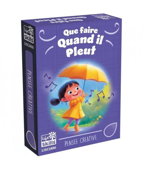Jeu de cartes S'occuper quand il pleut - Jeu Éducatif - LIFE SKILLS - Cartes illustrées
