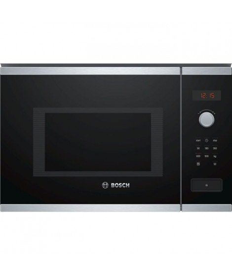 Bosch Serie | 4 BFL553MS0 Four micro-ondes monofonction intégrable 25 litres 900 Watt acier inoxydable