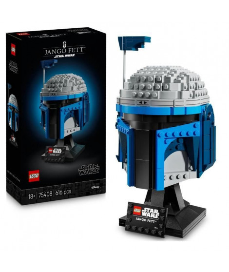 LEGO Star Wars 75408 L'Attaque Des Clones Le Casque De Jango Fett - Set - Cadeau Adulte