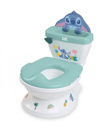 DISNEY BABY - STITCH - Mini toilette avec réducteur de lunette de toilette inclus, 2 en 1, Pot amovible facile a nettoyer