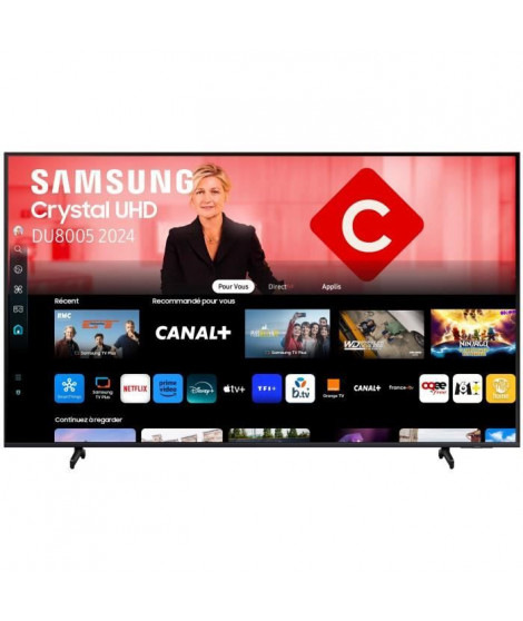 Samsung 50DU8005 - TV LED 50 (127 cm) - 4K UHD 3840x2160 - HDR - Smart TV - Gaming Hub - 3xHDMI - WiFi