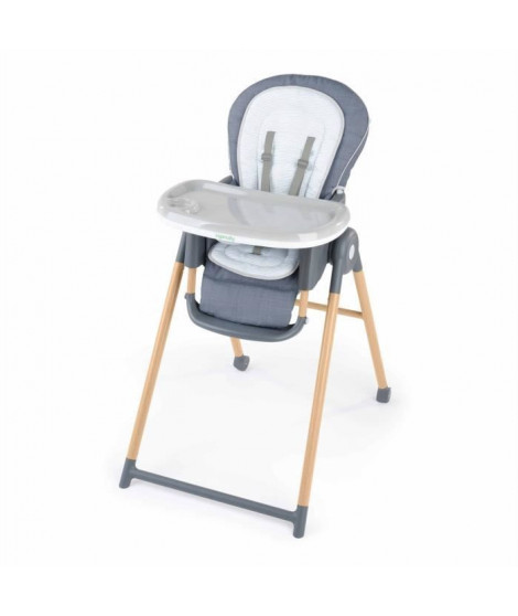 INGENUITY Chaise haute 7 en 1  de la naissance jusqu'a 5 ans Proper Positioner - Chambray- Transat bébé, réhausseur, siege