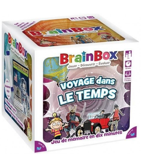 Asmodee Jeu d`ambiance BrainBox Voyage dans le Temps - 5025822133366