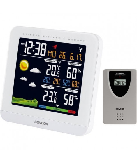 Station météo avec capteur sans fil - Sencor - SWS 5600