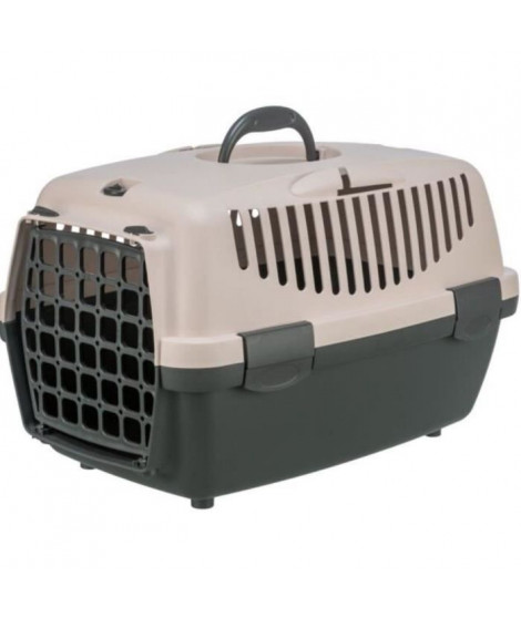 Box de transport - TRIXIE - Capri 1 - XS : 32 x 31 x 48 cm - Gris foncé / Blush