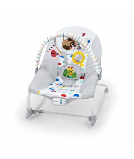 BABY EINSTEIN -DEAN- Transat bébé balancelle évolutif 3-en-1, Melodies et vibrations, 3 Positions, arche jouets amovible, 0-3…