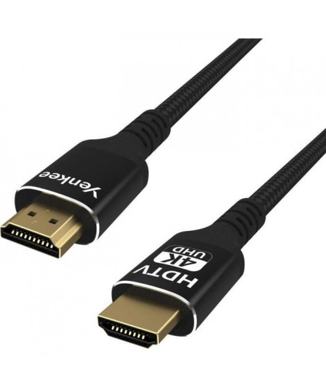 Câble HDMI-A - HDMI-A 2.0 / 4K 1.5m - YENKEE - YCH 115