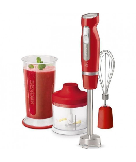 Mixeur plongeant SHB 4464RD 800W ROUGE SENCOR