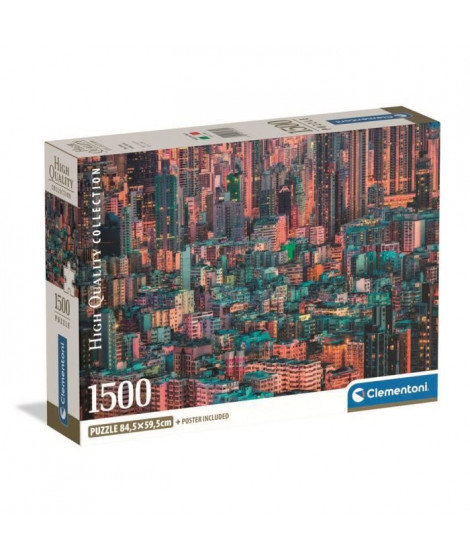 CLEMENTONI - Compact 1500 pieces - Hong-Kong, The Hive