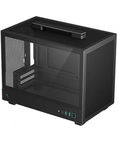 Boitier PC - DEEPCOOL - CH160 - Sans alimentation - Mini tour - Format M-ITX - Noir