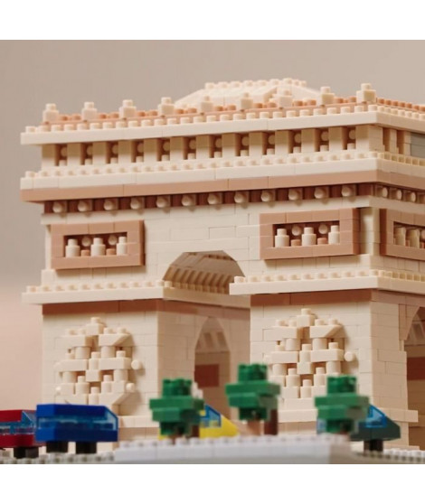 Mini-figurine en briques - BANDAI - NANOBLOCK - Arc de Triomphe Deluxe - 1560 pcs