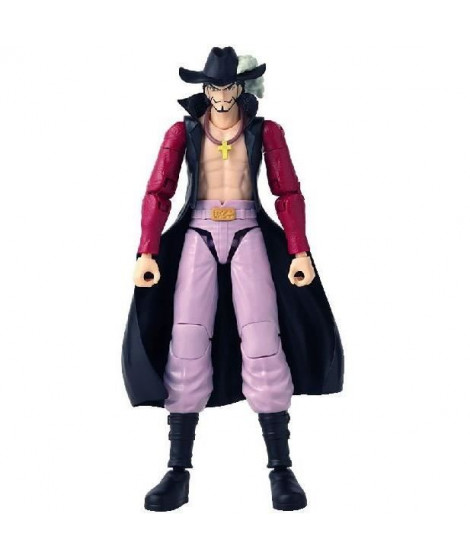 Figurine Anime Heroes articulée -  BANDAI - One Piece - Dracule Mihawk oeil de Faucon - 17 cm