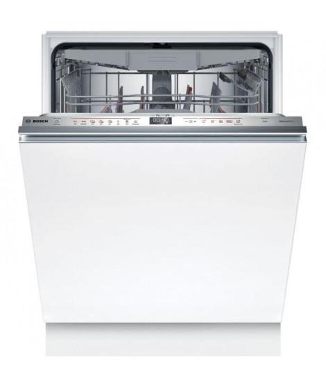 Lave-vaisselle tout intégrable BOSCH SMH6ECX12E SER6 - 14 couverts - 42 dB - porte a glissieres - tiroir a couverts