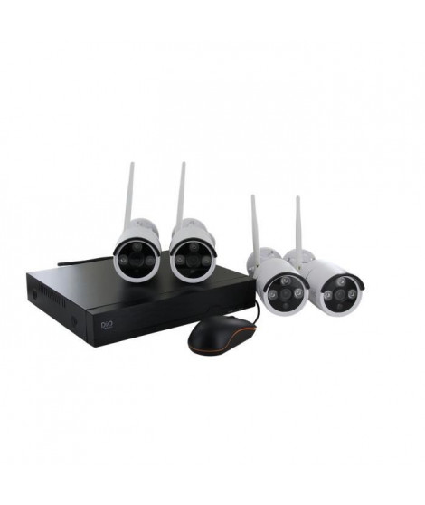 Kit vidéo de surveillance NVR sans fil + 4 caméras - DIO CONNECTED HOME - 3MP
