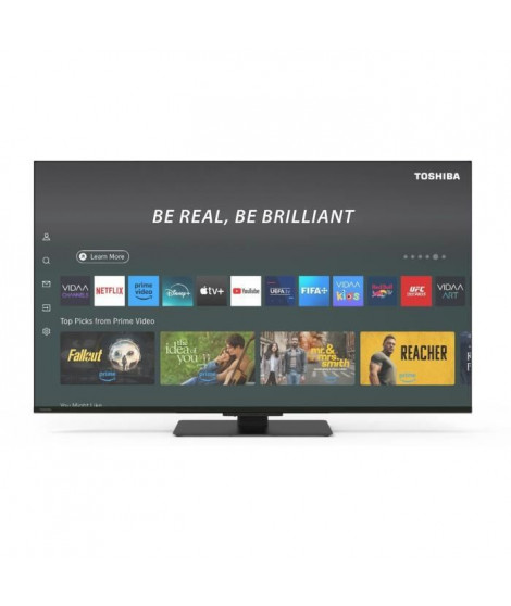 TOSHIBA 55UV6F63DG - TV LED 55'' (139 cm) - 4K UHD 3840x2160 - Dolby Vision - Smart TV - 3xHDMI