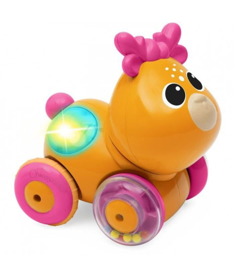 CHICCO - Faon Sprint&go - Orange et rose - Des 6 mois